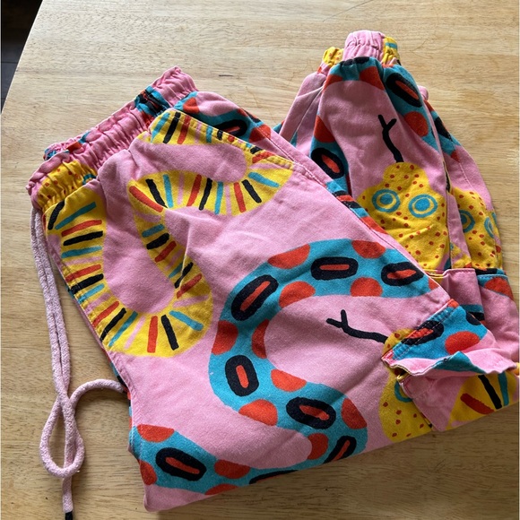 Baggy medium-large patterned cargo pants. - Picture 2 of 2